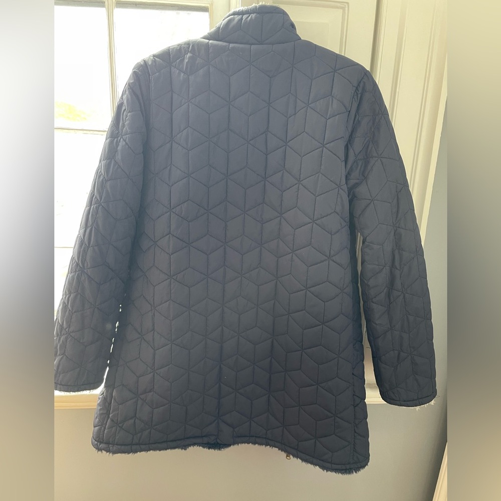 Carve Designs Mason Color Block Sherpa Reversible Quilted Jacket - Picture 4 of 6